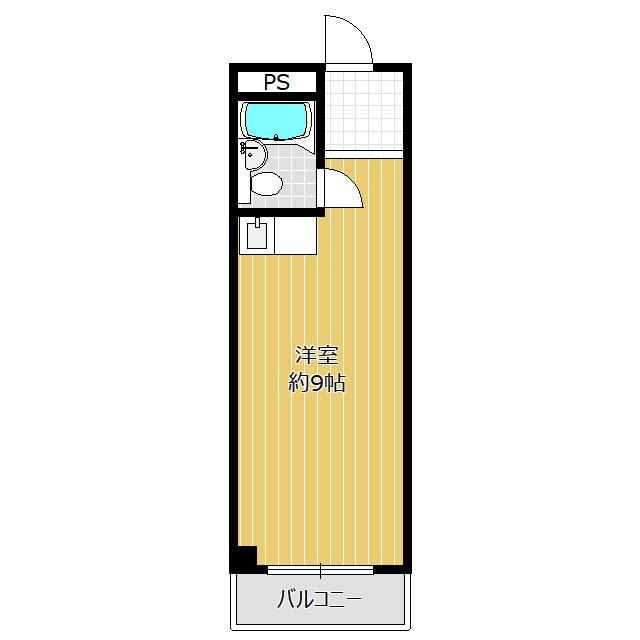 チサンマンション両替町 6階 ワンルーム 賃貸物件詳細