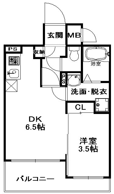 福岡県福岡市中央区平尾１ 薬院駅 1DK マンション 賃貸物件詳細