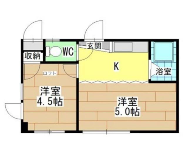 福岡県福岡市早良区昭代３ 藤崎駅 2K アパート 賃貸物件詳細