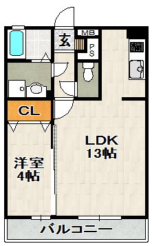 兵庫県伊丹市荒牧南４ 中山寺駅 1LDK アパート 賃貸物件詳細