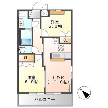 千葉県八千代市高津東２ 八千代台駅 2LDK アパート 賃貸物件詳細