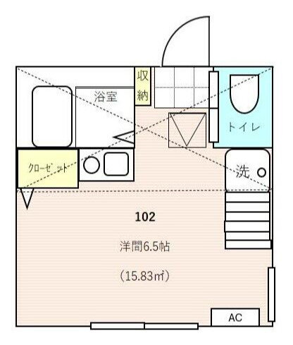 神奈川県横浜市西区東久保町 保土ケ谷駅 ワンルーム アパート 賃貸物件詳細