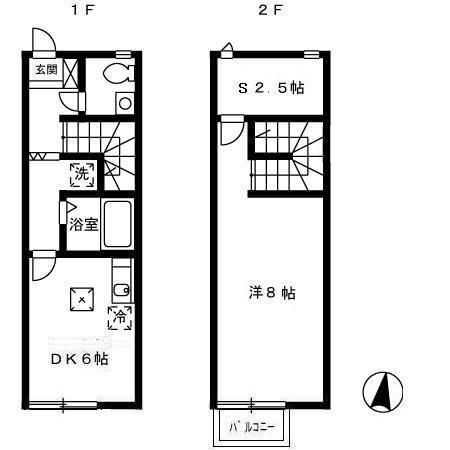 リースランド川上　Ｄ棟 1DK 賃貸物件詳細