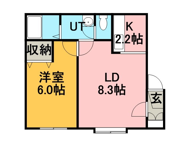 北海道札幌市手稲区曙一条２ 手稲駅 1LDK アパート 賃貸物件詳細