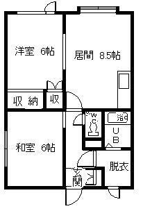 北海道旭川市川端町五条８ 旭川駅 2DK アパート 賃貸物件詳細