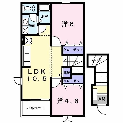 福島県白河市大桜岡前 久田野駅 2LDK アパート 賃貸物件詳細