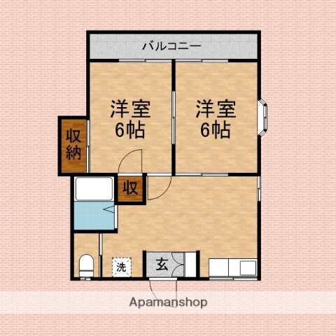 埼玉県富士見市羽沢３ 鶴瀬駅 2DK アパート 賃貸物件詳細