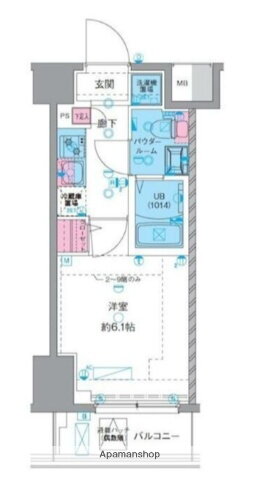 神奈川県平塚市明石町 平塚駅 1K マンション 賃貸物件詳細