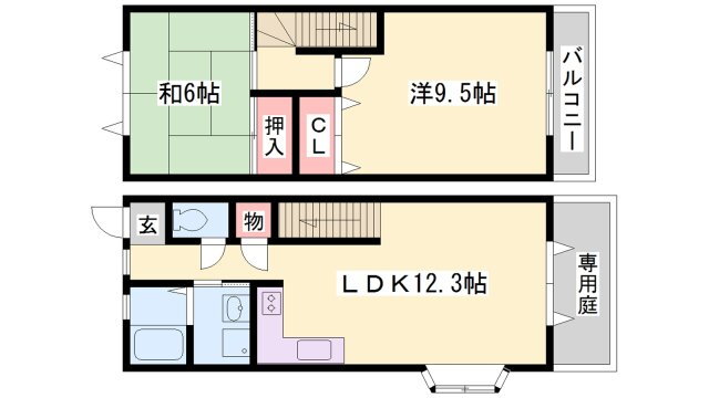 兵庫県姫路市御立東４ 播磨高岡駅 2LDK 一戸建て 賃貸物件詳細