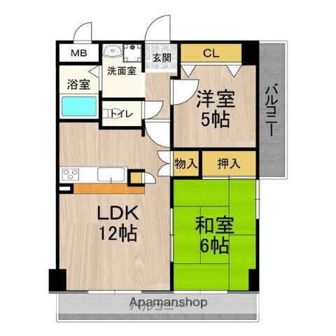 ＧＡＴＨＥＲＩＡ　ＰＡＣＥ（ギャザリアパーチェ） 8階 2LDK 賃貸物件詳細
