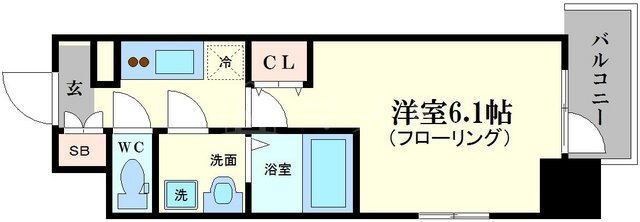 大阪府大阪市福島区海老江７ 野田阪神駅 1K マンション 賃貸物件詳細