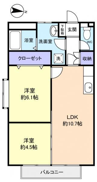 千葉県船橋市習志野４ 津田沼駅 2LDK マンション 賃貸物件詳細