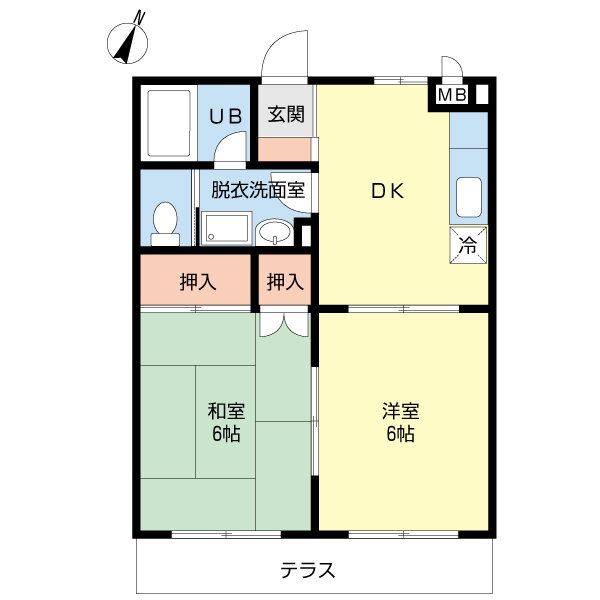 千葉県東金市田間３ 東金駅 2DK アパート 賃貸物件詳細