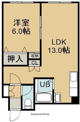 コーポ東商 1階 1LDK 賃貸物件詳細