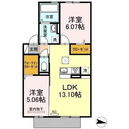 佐賀県小城市三日月町織島 小城駅 2LDK アパート 賃貸物件詳細