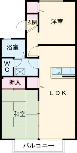 栃木県宇都宮市岩曽町 宇都宮駅 2LDK アパート 賃貸物件詳細