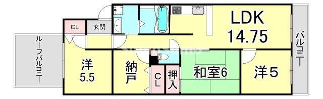 兵庫県芦屋市竹園町 芦屋駅 4LDK マンション 賃貸物件詳細