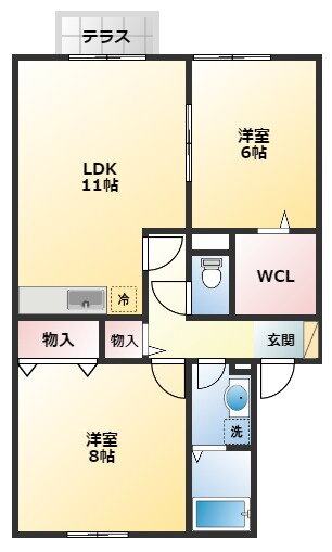 兵庫県神戸市西区二ツ屋１ 明石駅 2LDK アパート 賃貸物件詳細