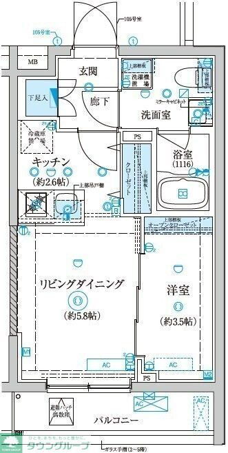 東京都北区神谷３ 東十条駅 1LDK マンション 賃貸物件詳細