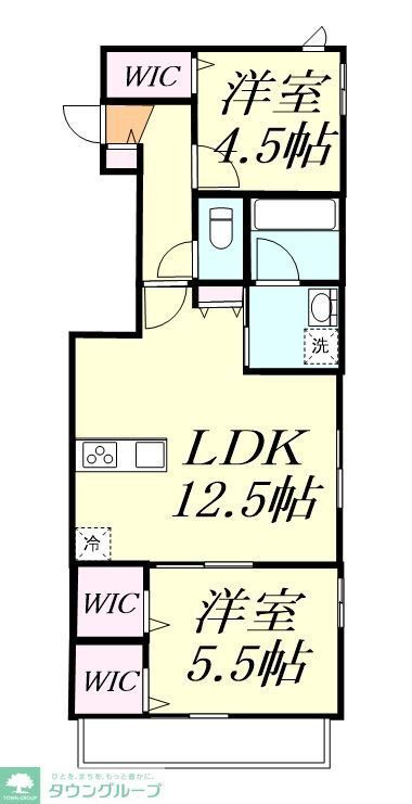 埼玉県さいたま市中央区下落合３ 与野駅 2LDK マンション 賃貸物件詳細