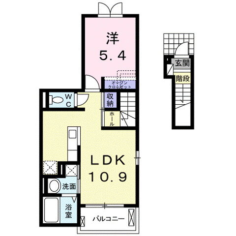 滋賀県大津市穴太２ 唐崎駅 1LDK アパート 賃貸物件詳細