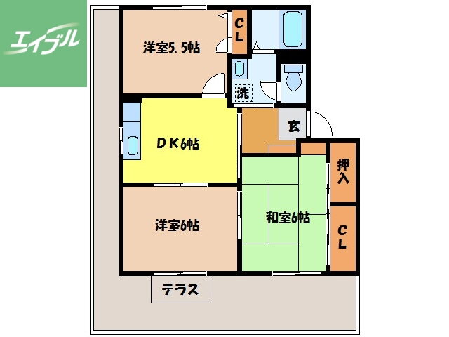 長崎県長崎市上戸石町 肥前古賀駅 3DK アパート 賃貸物件詳細