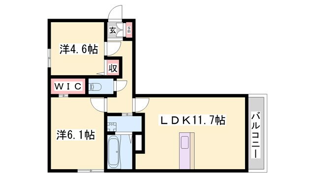 兵庫県明石市大久保町大窪 大久保駅 2LDK アパート 賃貸物件詳細