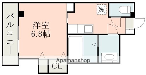 熊本県熊本市中央区米屋町３ 呉服町駅 1K マンション 賃貸物件詳細