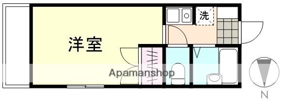 岡山県倉敷市連島町連島 浦田駅 1K アパート 賃貸物件詳細