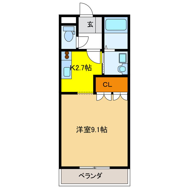 岐阜県岐阜市琴塚２ 岐阜駅 1K アパート 賃貸物件詳細