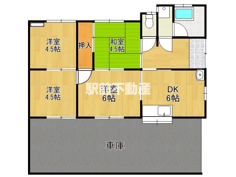 福岡県柳川市三橋町蒲船津 西鉄柳川駅 4DK 一戸建て 賃貸物件詳細