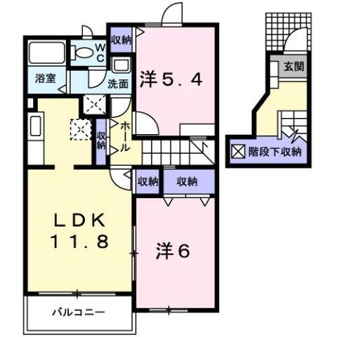 三重県度会郡玉城町下田辺 田丸駅 2LDK アパート 賃貸物件詳細