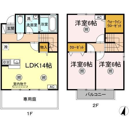 岡山県倉敷市安江 倉敷駅 3LDK アパート 賃貸物件詳細