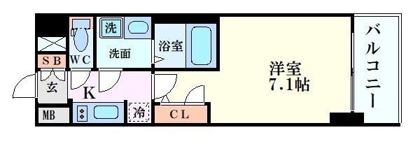 大阪府大阪市西区九条２ 九条駅 1K マンション 賃貸物件詳細