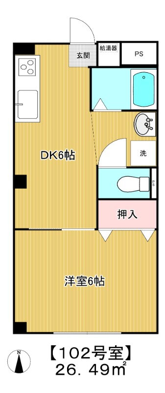 東京都練馬区立野町 吉祥寺駅 1DK アパート 賃貸物件詳細