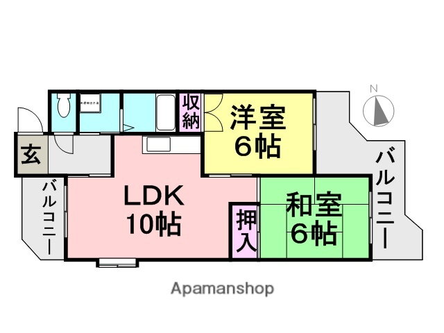 兵庫県尼崎市三反田町２ 立花駅 2LDK マンション 賃貸物件詳細