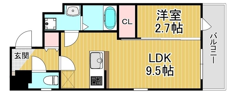 福岡県福岡市南区大楠２ 西鉄平尾駅 1LDK マンション 賃貸物件詳細