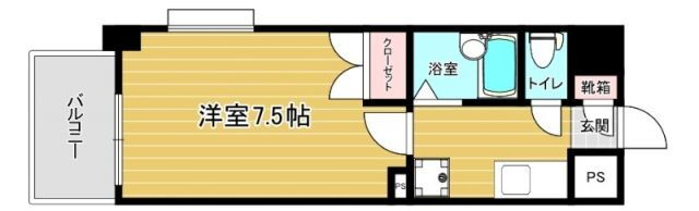 福岡県福岡市博多区美野島３ 西鉄平尾駅 1K マンション 賃貸物件詳細