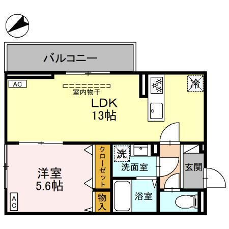 群馬県前橋市山王町 駒形駅 1LDK アパート 賃貸物件詳細