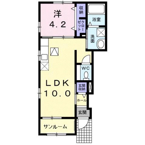 鹿児島県鹿児島市吉野３ 鹿児島駅 1LDK アパート 賃貸物件詳細