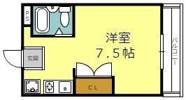レヴァン朝日 2階 ワンルーム 賃貸物件詳細