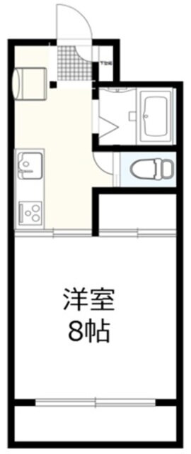 センターヴィレッヂＩＩ 3階 1K 賃貸物件詳細