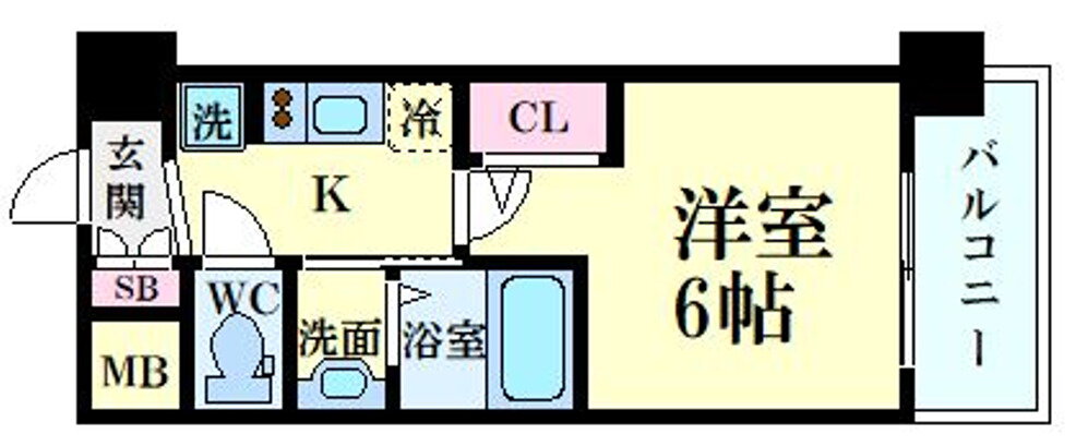 エステムコート大阪シティサイト 2階 1K 賃貸物件詳細