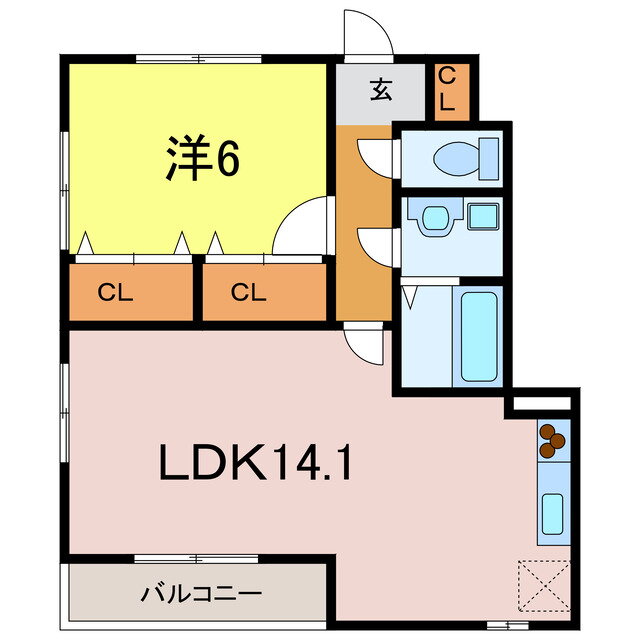 アンプルール　リーブル　パピオンＡ 1階 1LDK 賃貸物件詳細