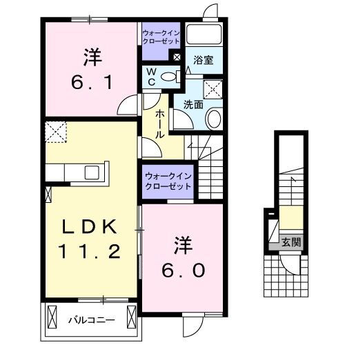 香川県坂出市築港町１ 坂出駅 2LDK アパート 賃貸物件詳細