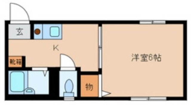 東京都調布市小島町２ 調布駅 1K アパート 賃貸物件詳細