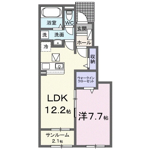 滋賀県東近江市沖野４ 長谷野駅 1LDK アパート 賃貸物件詳細