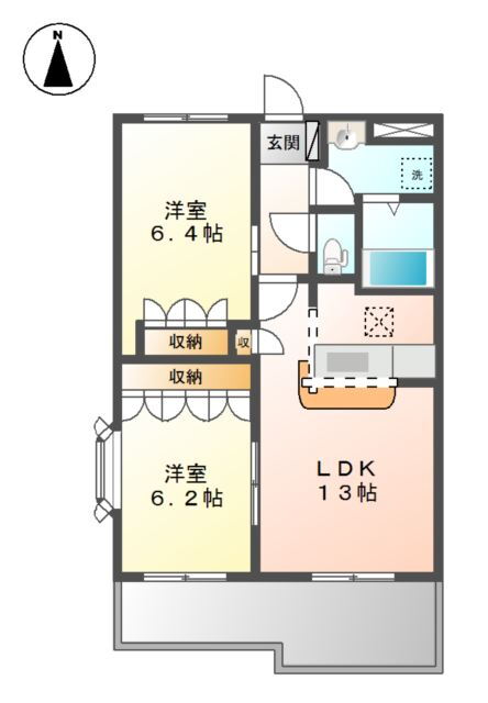 兵庫県姫路市書写 姫路駅 2LDK アパート 賃貸物件詳細