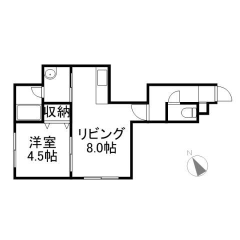 北海道札幌市白石区菊水七条４ 東札幌駅 1LDK アパート 賃貸物件詳細