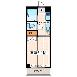 神奈川県横浜市港北区箕輪町３ 綱島駅 1K マンション 賃貸物件詳細
